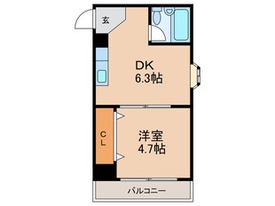 アーバン福岡ビルの物件間取画像